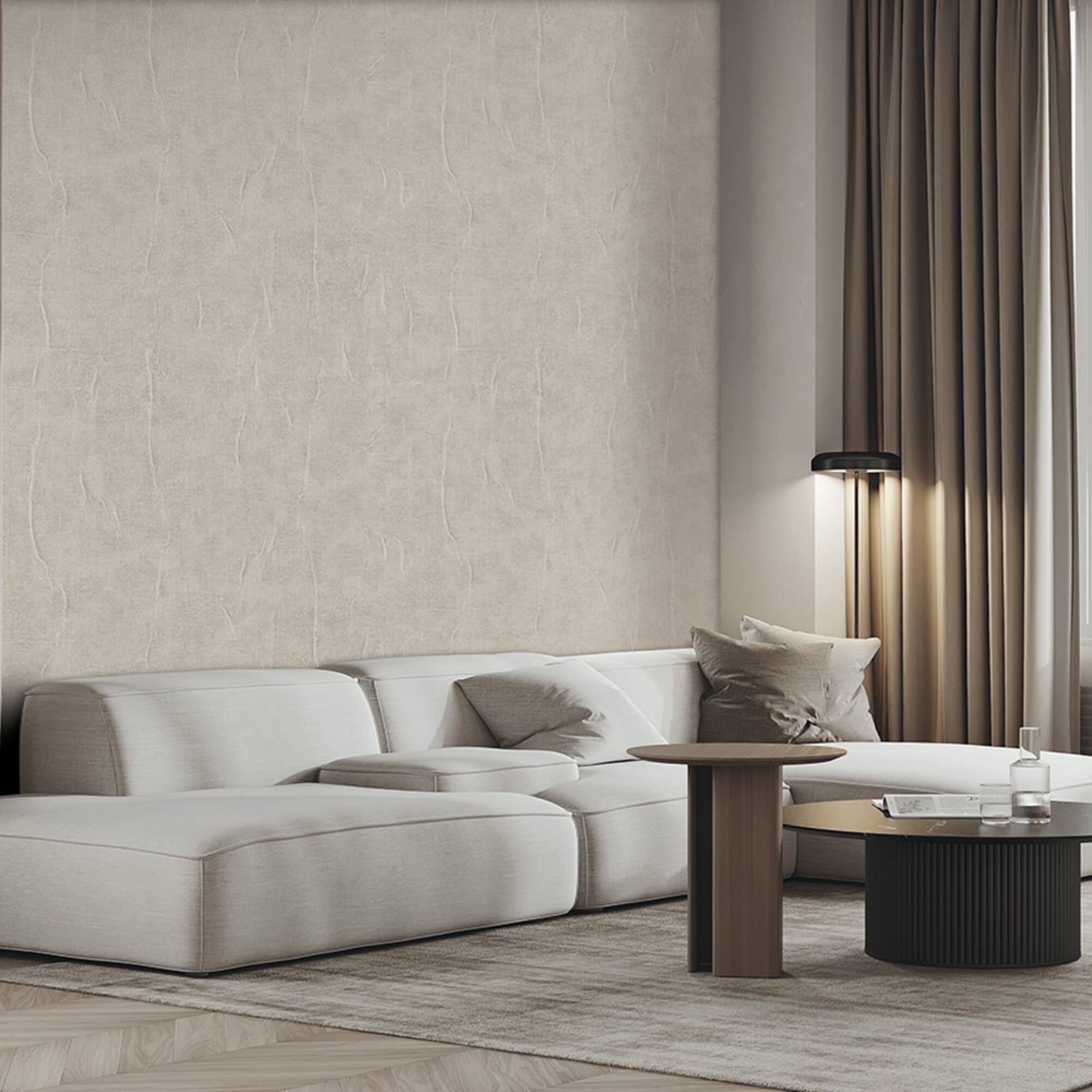 Designs Direct Crushed Linen Texture Wallpaper